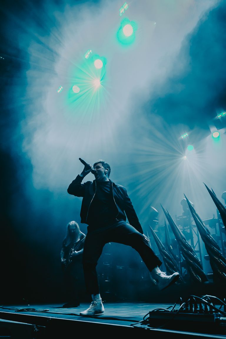 Bleed From Within performing live at AEC Theatre in Adelaide
